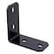 Hampton Hampton 3 in. H X 6.25 in. W X 1/4 in. D Black Steel Inside/Outside Corner Brace 02-3405-126 - alternate 4